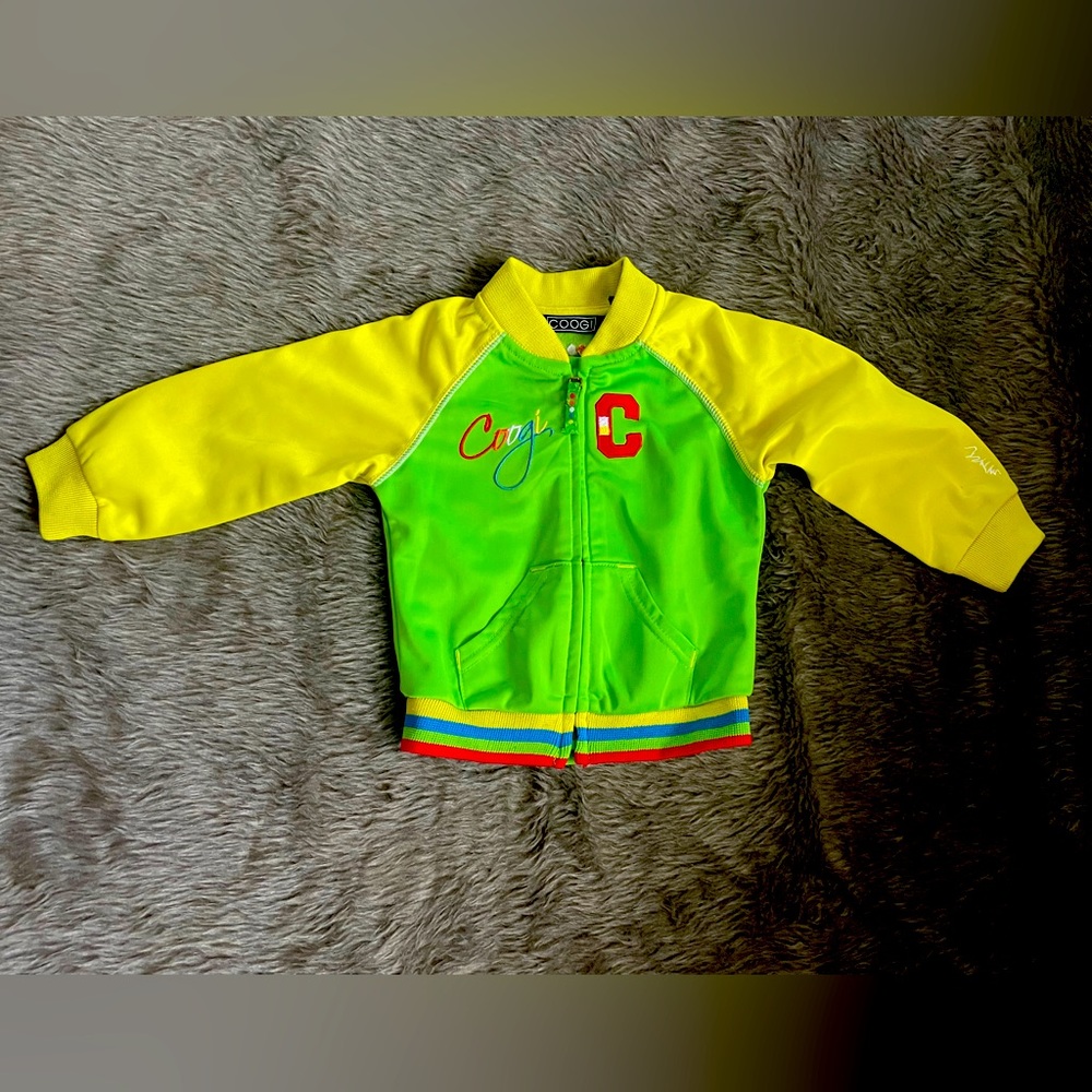 Infants  Coogi brand zip up ( 18 months )